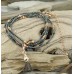 Necklace/ Bracelet (Hematite, rose gold-plated) Necklace/ Bracelet (Hematite, rose gold-plated)